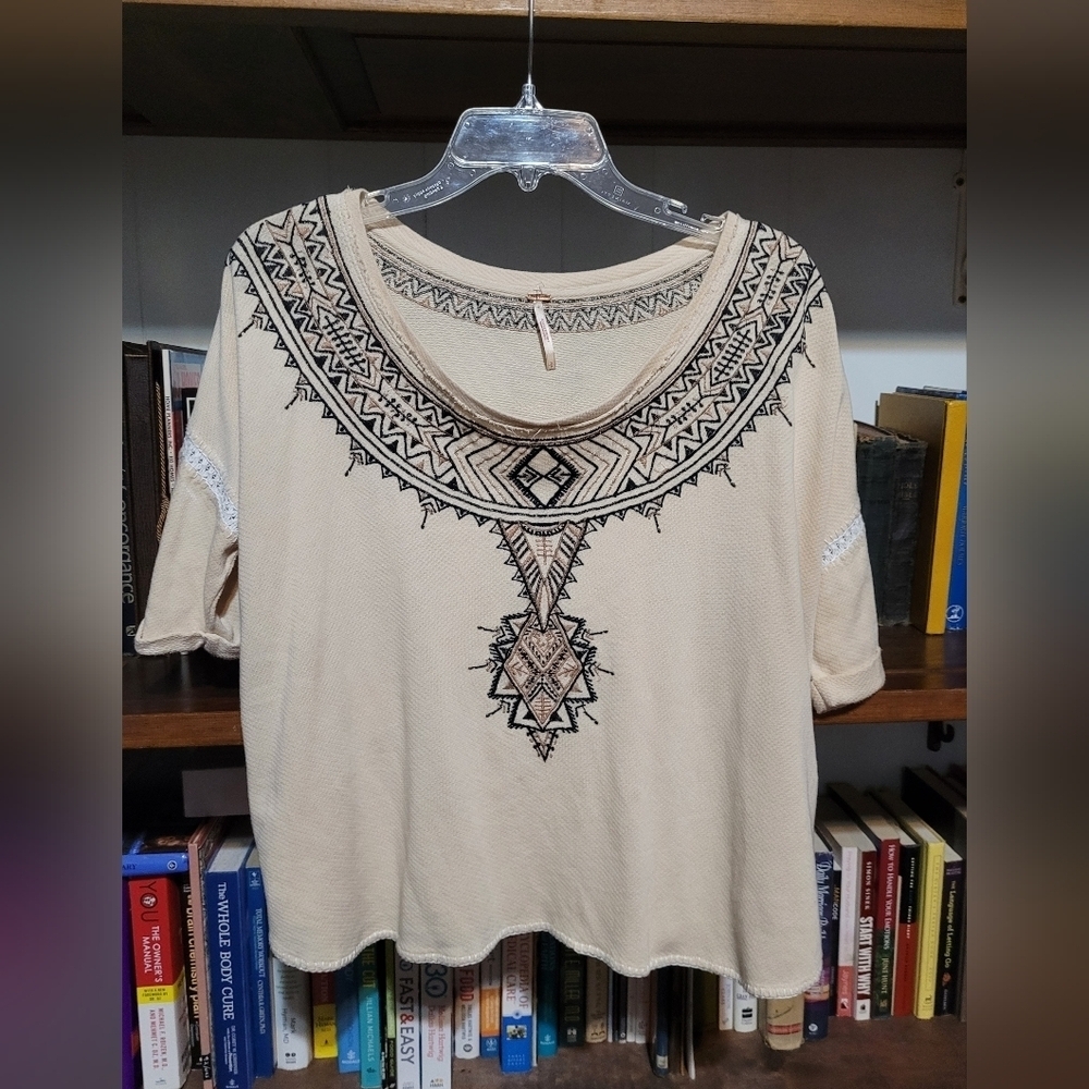 Free People Avolon boat neck tunic. Women's small